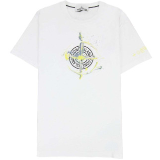 Футболка Stone Island 21SS 2NS83 Marble One White XL - Інтернет-магазин спільних покупок ToGether