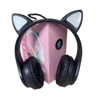 Навушники дитячі OPT-TOP Cat Ear В39М з радіо та блютуз чорні (1756375770) - Інтернет-магазин спільних покупок ToGether