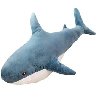 М'яка плюшева іграшка Акула для дитини OPT-TOP Сіра 140см (2030495837) - Інтернет-магазин спільних покупок ToGether