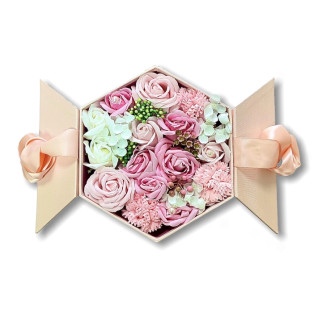 Квіткова композиція OPT-TOP 24х24 см Forever рожевий (2099342057) - Інтернет-магазин спільних покупок ToGether