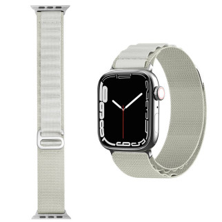 Ремінець нейлоновий до годинника SmartX Ultra / Apple Watch кріплення на 42/44/45/49 мм білий (UR160W) - Інтернет-магазин спільних покупок ToGether