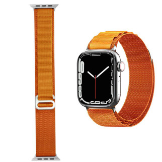 Ремінець нейлоновий до годинника SmartX Ultra / Apple Watch кріплення на 42/44/45/49 мм помаранчевий (UR160O) - Інтернет-магазин спільних покупок ToGether
