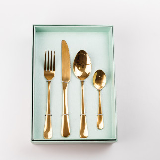 Набір TS Kitchen столових приборів на 6 персон золото (HP96913) - Інтернет-магазин спільних покупок ToGether