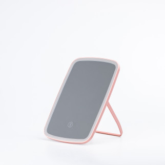 Дзеркало настільне Lugi прямокутне з led підсвіткою для макіяжу сенсорне Рожевий (HP072WD012P) - Інтернет-магазин спільних покупок ToGether