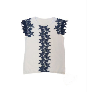 Блуза шкільна Ліо 146 Біло-синя (4851654) - Інтернет-магазин спільних покупок ToGether