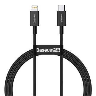 Дата кабель Baseus Superior Series Fast Charging Type-C to Lightning PD 20W (2m) (CATLYS-C) Чорний - Інтернет-магазин спільних покупок ToGether