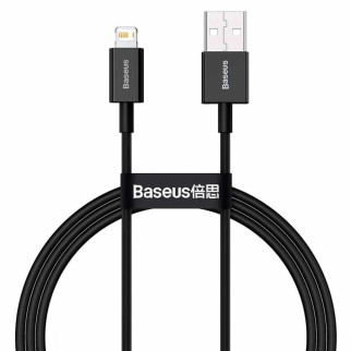 Дата кабель Baseus Superior Series Fast Charging Lightning Cable 2.4A (2m) (CALYS-C) Чорний - Інтернет-магазин спільних покупок ToGether