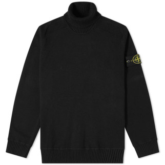 Светр Stone Island Winter Cotton Roll Neck Knit Sweater Black XXL - Інтернет-магазин спільних покупок ToGether