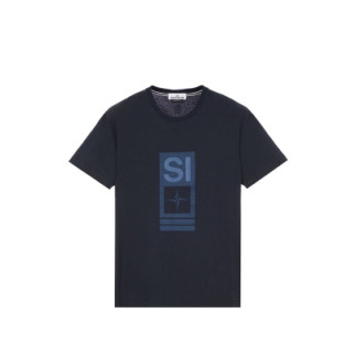 Футболка Stone Island 2NS92 Abbreviation One Print T-Shirt Blue S - Інтернет-магазин спільних покупок ToGether