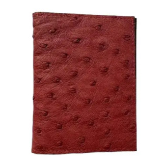 Візитниця зі шкіри страуса Ekzotic Leather Червона (och02) - Інтернет-магазин спільних покупок ToGether