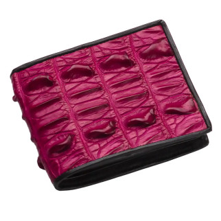 Портмоне зі шкіри крокодила Ekzotic leather Рожеве (cw06) - Інтернет-магазин спільних покупок ToGether