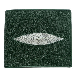 Гаманець чоловічий портмоне з натуральної шкіри морського ската Ekzotic Leather зелений (stw 120_1) - Інтернет-магазин спільних покупок ToGether