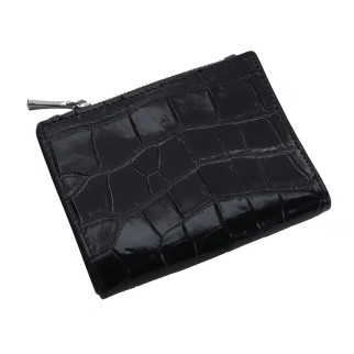 Гаманець зі шкіри крокодила Ekzotic Leather Чорний (cw 88) - Інтернет-магазин спільних покупок ToGether
