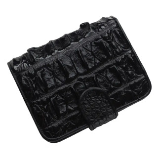 Гаманець зі шкіри крокодила Ekzotic Leather Чорний (cw 102) - Інтернет-магазин спільних покупок ToGether