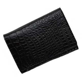 Гаманець жіночий зі шкіри крокодила Ekzotic Leather Чорний (cw108) - Інтернет-магазин спільних покупок ToGether