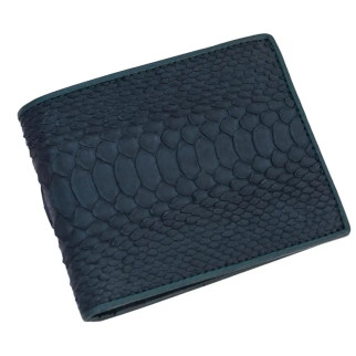 Портмоне зі шкіри пітона Ekzotic Leather Синє (snw 68_3) - Інтернет-магазин спільних покупок ToGether