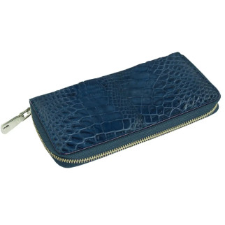 Гаманець Ekzotic Leather із натуральної шкіри крокодила Синій (cw 82_3) - Інтернет-магазин спільних покупок ToGether