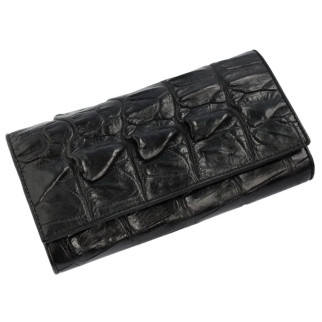 Гаманець зі шкіри крокодила Ekzotic Leather чорний (cw 18_1) - Інтернет-магазин спільних покупок ToGether