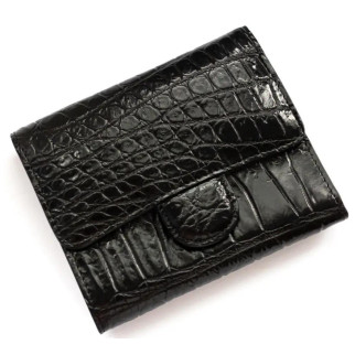 Гаманець зі шкіри крокодила Ekzotic Leather Чорний (cw 110_1) - Інтернет-магазин спільних покупок ToGether