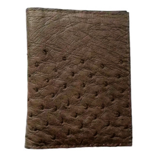Візитниця зі шкіри страуса Ekzotic Leather коричнева (och 03) - Інтернет-магазин спільних покупок ToGether