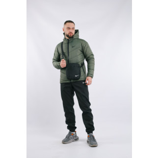 Комплект Nike: куртка хакі + штани чорні + барсетка S (793884663) - Інтернет-магазин спільних покупок ToGether