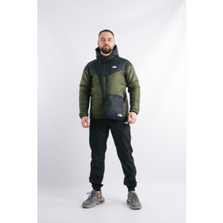 Комплект TNF: куртка хакі з чорним  + штани чорні + барсетка S (1163387737) - Інтернет-магазин спільних покупок ToGether