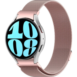 Ремінець сталевий міланська петля BeWatch для Samsung Galaxy Watch 4/5/6 Рожеве золото (101GW043) - Інтернет-магазин спільних покупок ToGether