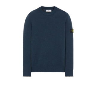 Светр Stone Island 550D8 Ribbed Soft Cotton Dark Blue XXXL - Інтернет-магазин спільних покупок ToGether