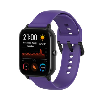 Ремінець силіконовий BeWatch для Xiaomi Amazfit BIP/GTS/GTR S 20 мм Фіолетовий (1012355S) - Інтернет-магазин спільних покупок ToGether