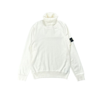 Светр Stone Island Stone Island Winter Cotton Roll Neck Knit Sweater White XXL - Інтернет-магазин спільних покупок ToGether