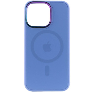 Чохол TPU+Glass Sapphire Mag Evo case для Apple iPhone 14 Pro (6.1") Lilac Blue - Інтернет-магазин спільних покупок ToGether