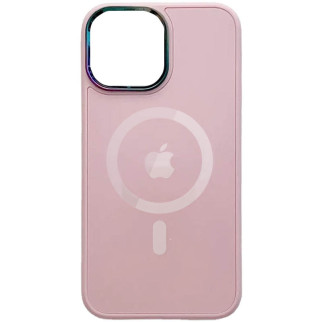 Чохол TPU+Glass Sapphire Mag Evo case для Apple iPhone 14 Pro (6.1") Pink Sand - Інтернет-магазин спільних покупок ToGether