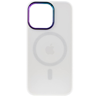 Чохол TPU+Glass Sapphire Mag Evo case для Apple iPhone 14 Pro (6.1") White - Інтернет-магазин спільних покупок ToGether