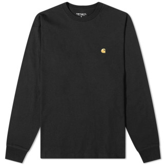 Лонгслив Carhartt Wip Chase Golden Logo Long Sleeve Black L - Інтернет-магазин спільних покупок ToGether