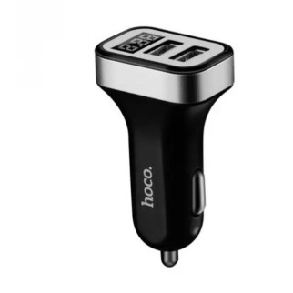 Автомобільний зарядний пристрій Hoco Z3 Fast 2USB 3.1А + вольтметр чорний - Інтернет-магазин спільних покупок ToGether