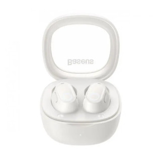 Бездротові навушники Bluetooth гарнітура BASEUS WM02 Original в кейсі білі - Інтернет-магазин спільних покупок ToGether
