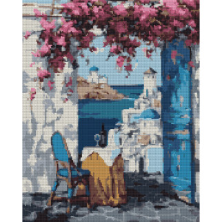 Алмазна мозаїка Santi Грецький сніданок 40*50см на підрамнику (954792) - Інтернет-магазин спільних покупок ToGether