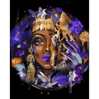 Картина за номерами Santi Африканська краса 40*50 см (954726) - Інтернет-магазин спільних покупок ToGether