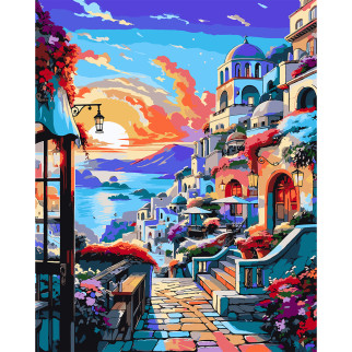 Картина за номерами Santi Захід сонця 40*50 см (954743) - Інтернет-магазин спільних покупок ToGether