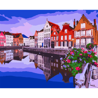 Картина за номерами Santi Сонячний Амстердам 40*50 см (954736) - Інтернет-магазин спільних покупок ToGether