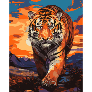 Картина за номерами Santi Тигр 40*50 см (954803) - Інтернет-магазин спільних покупок ToGether