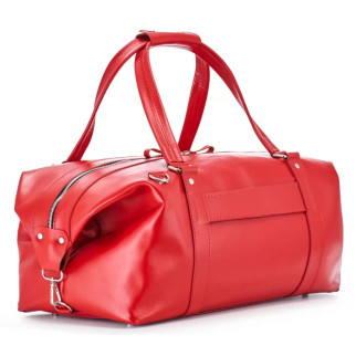 Шкіряна дорожня сумка Skin and Skin Stout M 45x22x23 см Червона (BB01MR) - Інтернет-магазин спільних покупок ToGether