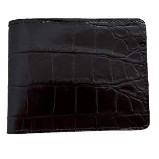 Гаманець із натуральної шкіри крокодила коричневий Ekzotic leather чоловічий (cw20_1) - Інтернет-магазин спільних покупок ToGether