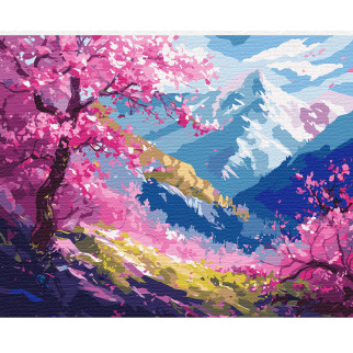 Картина за номерами Santi Весна в горах 40*50 см (954814) - Інтернет-магазин спільних покупок ToGether