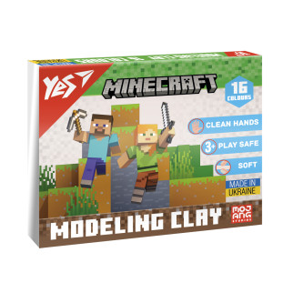 Пластилін YES 16 кол 320г Minecraft (540674) - Інтернет-магазин спільних покупок ToGether