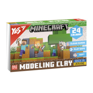 Пластилін YES 24 кол 480г Minecraft (540682) - Інтернет-магазин спільних покупок ToGether