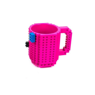 Чашка конструктор з деталями в комплекті UKC 350 мл Рожевий - Інтернет-магазин спільних покупок ToGether