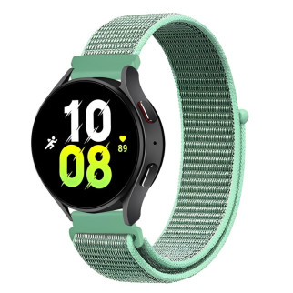 Ремінець нейлоновий на липучці BeWatch для Samsung Galaxy Watch 4/5/6 М'ятний (1011331.4UW) - Інтернет-магазин спільних покупок ToGether