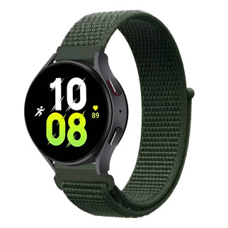 Ремінець нейлоновий на липучці BeWatch для Samsung Galaxy Watch 4/5/6 Хакі (1011316.4UW) - Інтернет-магазин спільних покупок ToGether