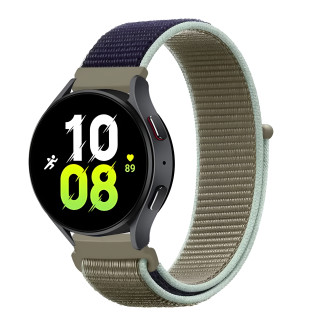 Ремінець нейлоновий на липучці BeWatch для Samsung Galaxy Watch 4/5/6 Khaki (1011346.4UW) - Інтернет-магазин спільних покупок ToGether